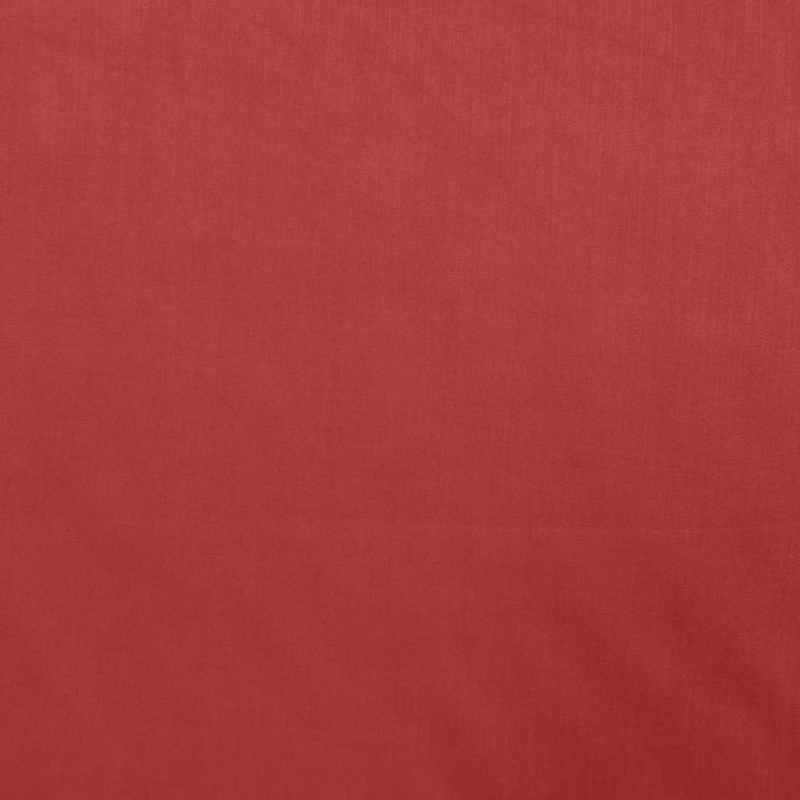 Tissu Viscose Twill Uni Rouge Tissus Des Ursules