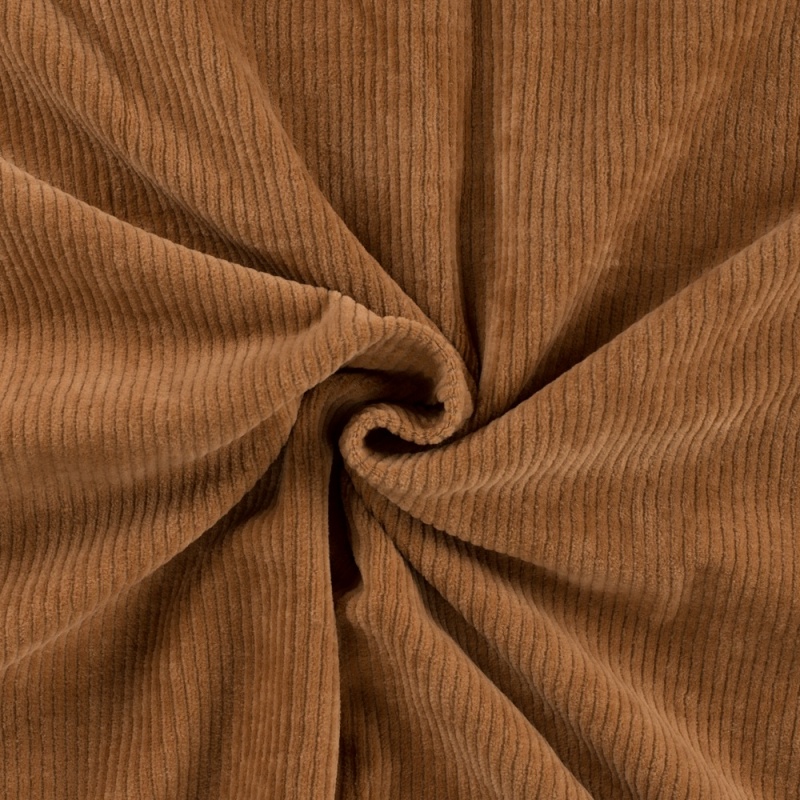 Tissu Jersey Velours Florida Caramel Tissus Des Ursules