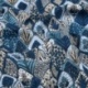 Tissu Imprimé Herboriste Bleu 