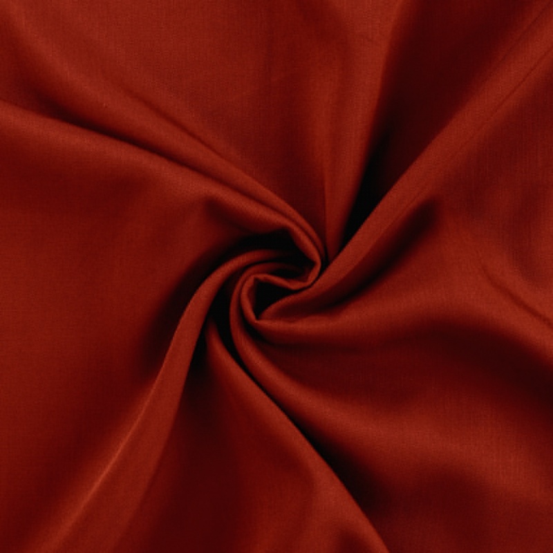 Tissu Viscose Twill Uni Rouge