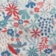 Tissu Saffy Coton Imprimé Bleu Grande Largeur