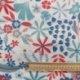 Tissu Saffy Coton Imprimé Bleu Grande Largeur