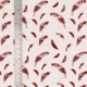 Tissu Plume Coton 57fils Rouge 