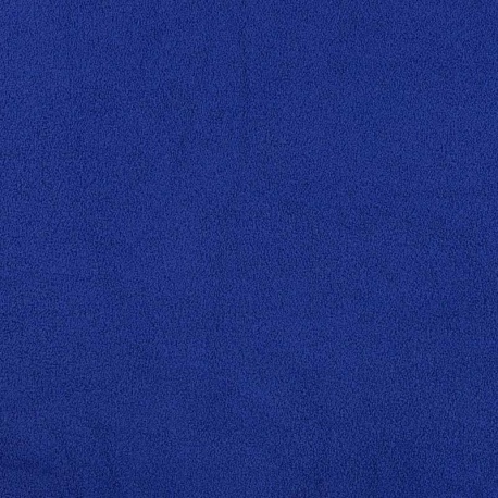 Tissu Molleton Eponge Bleu Roi 
