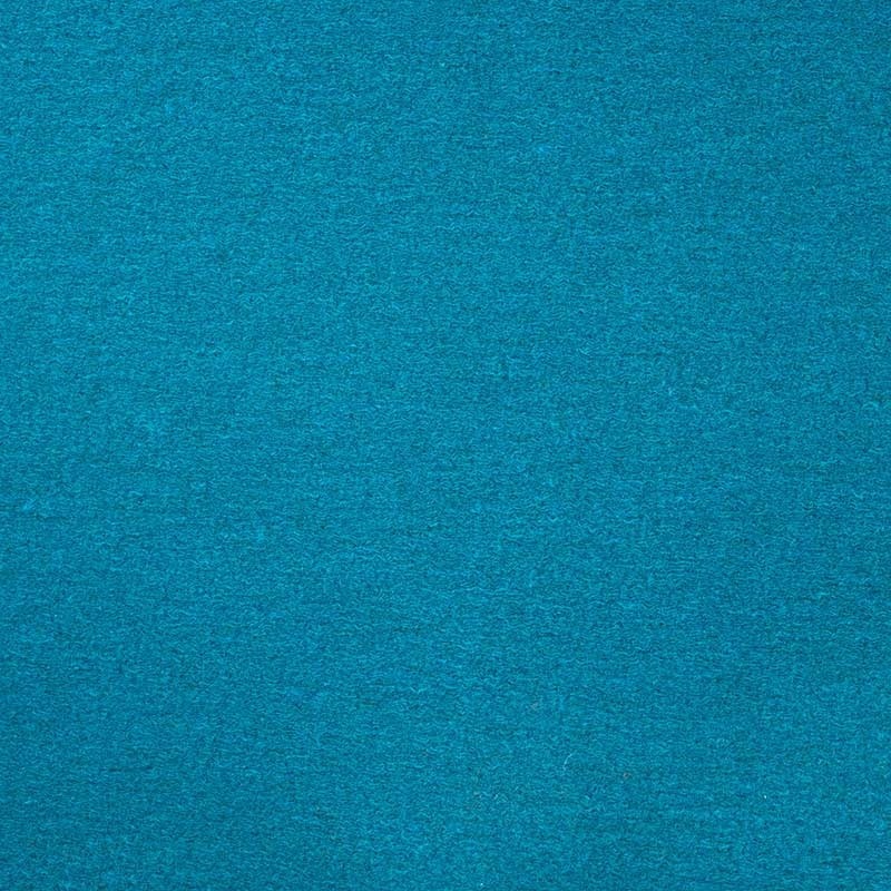 Tissu Laine Bouillie Bleu Petrole 