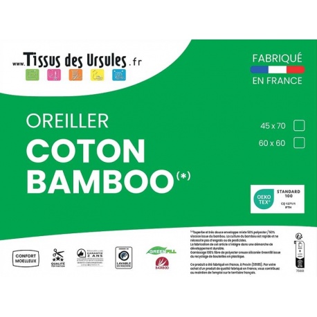 Oreiller Bambou 