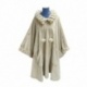 Veste Poncho Larvik Taupe 