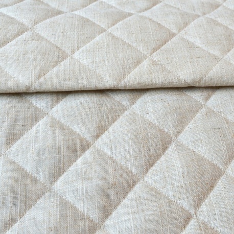 Tissu Quilty Matelasse Lin Grande Largeur