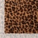 Tissu Fausse Fourrure Imprimé Leopard Cognac