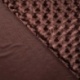 Tissu Velours Relief Marron 