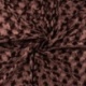 Tissu Velours Relief Marron 