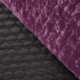 Tissu Velours Matelassé Uni Violet 