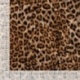 Tissu Velours Matelassé Imprimé Leopard