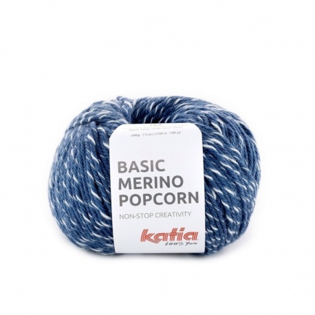 Pelote Katia Basic Merino Pop Corn