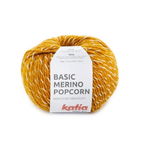 Pelote Katia Basic Merino Pop Corn