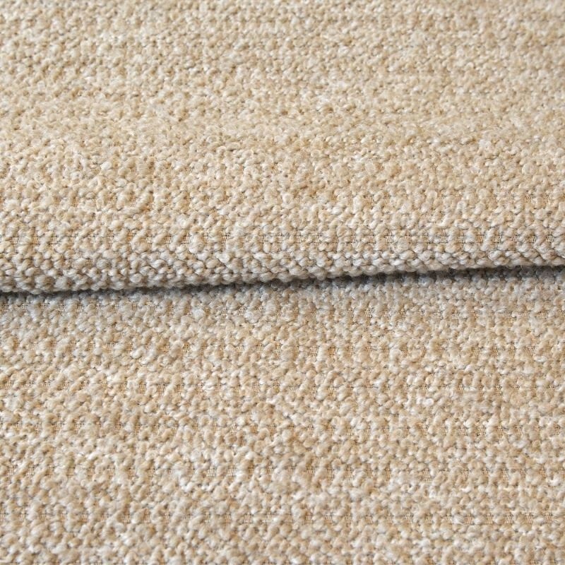 Tissu Buckly Bouclette Chiné Beige 