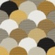 Tissu Jacquard Ariel Coloris Gold 