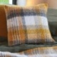 Housse de Coussin Inverno Carreaux Ocre