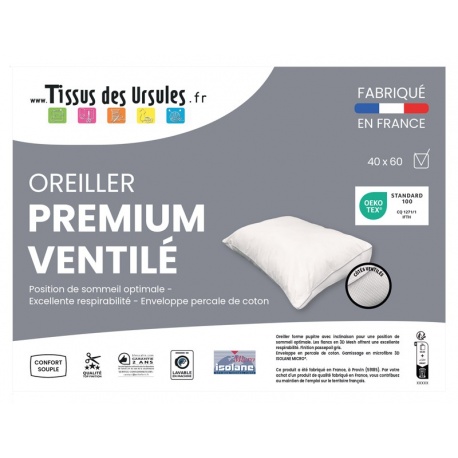 Oreiller Premium Ventilé