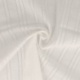 Tissu Voile de Coton Brodé Rayures Blanc