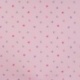 Tissu Jersey de Coton Glitter Imprimé Coeur Rose