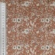 Tissu Coton Imprimé June Flower Terracotta 