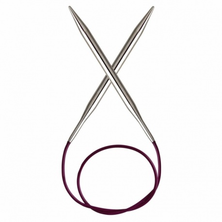 Knitpro Novametal - Aiguilles àTricoter Circulaire 25cm