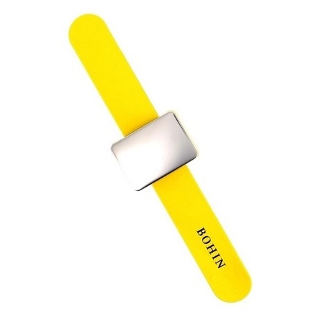 Bracelet Porte Epingles Magnetique - Jaune BOHIN