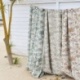 Tissu Jacquard Oasis Fond Coloris Lin 