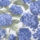 Tissu Jacquard Hortensia Bleu 