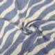 Tissu Viscose Imprimée Zebre Denim 