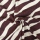 Tissu Viscose Imprimée Zebre Marron 