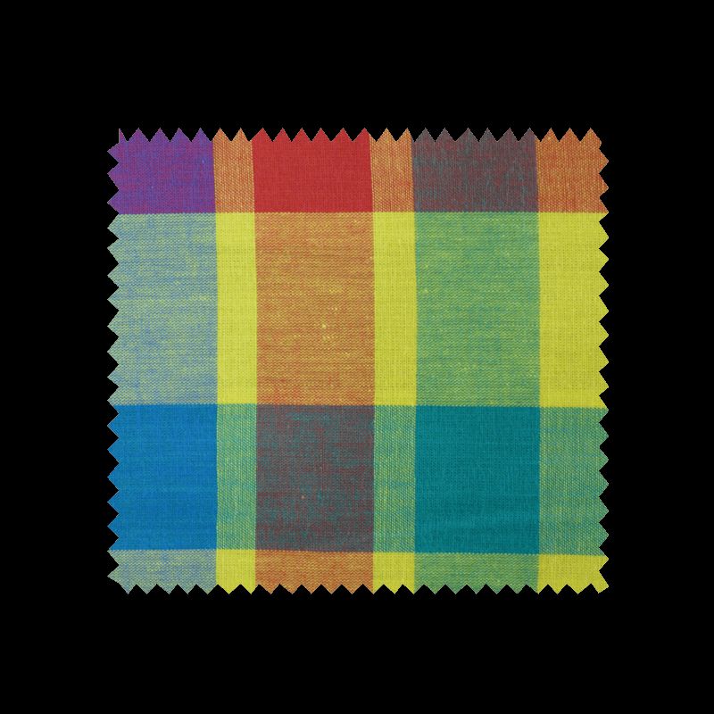 Tissu madras multicolore
