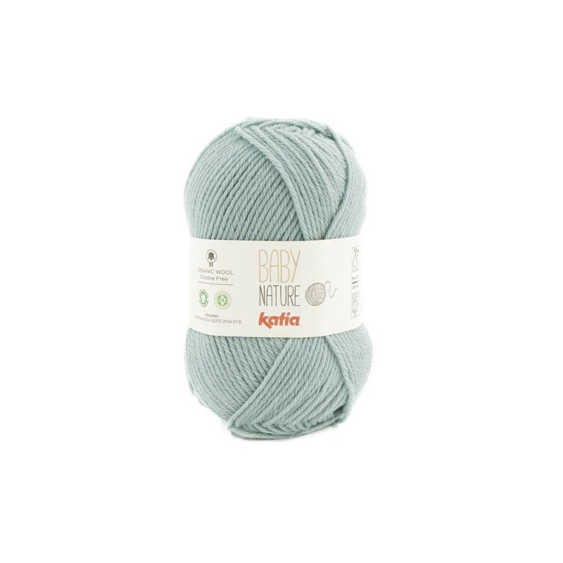 Pelote de laine très douce pour bébé, L: 172 m, 50 gr, vert