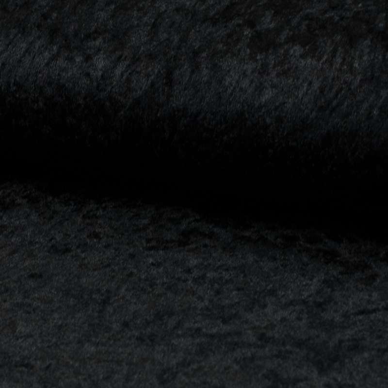 Velours de laine uni noir animal  Bennytex vente de tissus pas cher au  mètre