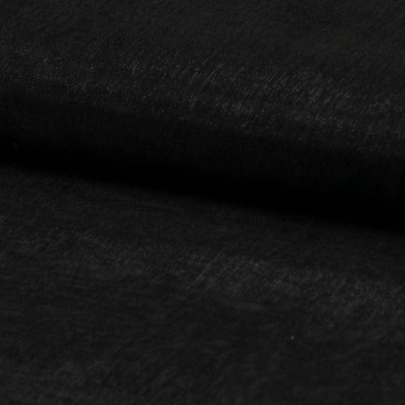 Tissu Organza Noir de Qualité, Tissu Au Mètre