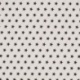 Tissu Imprimé Etoile Blanc Noir