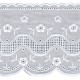 Broderie anglaise 122 mm  Blanc - 